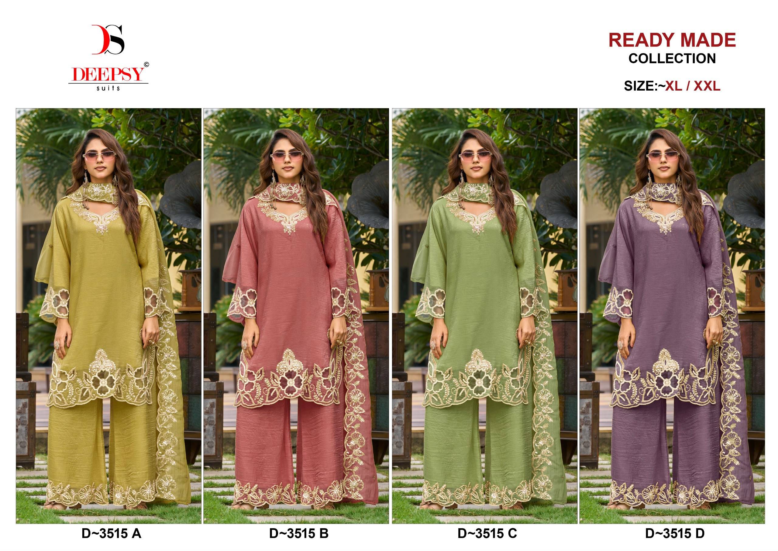 D-3515 SERIES BY DEEPSY SUITS Indian Traditional casual wear Pakistani Silk dresses At Wholesale Price